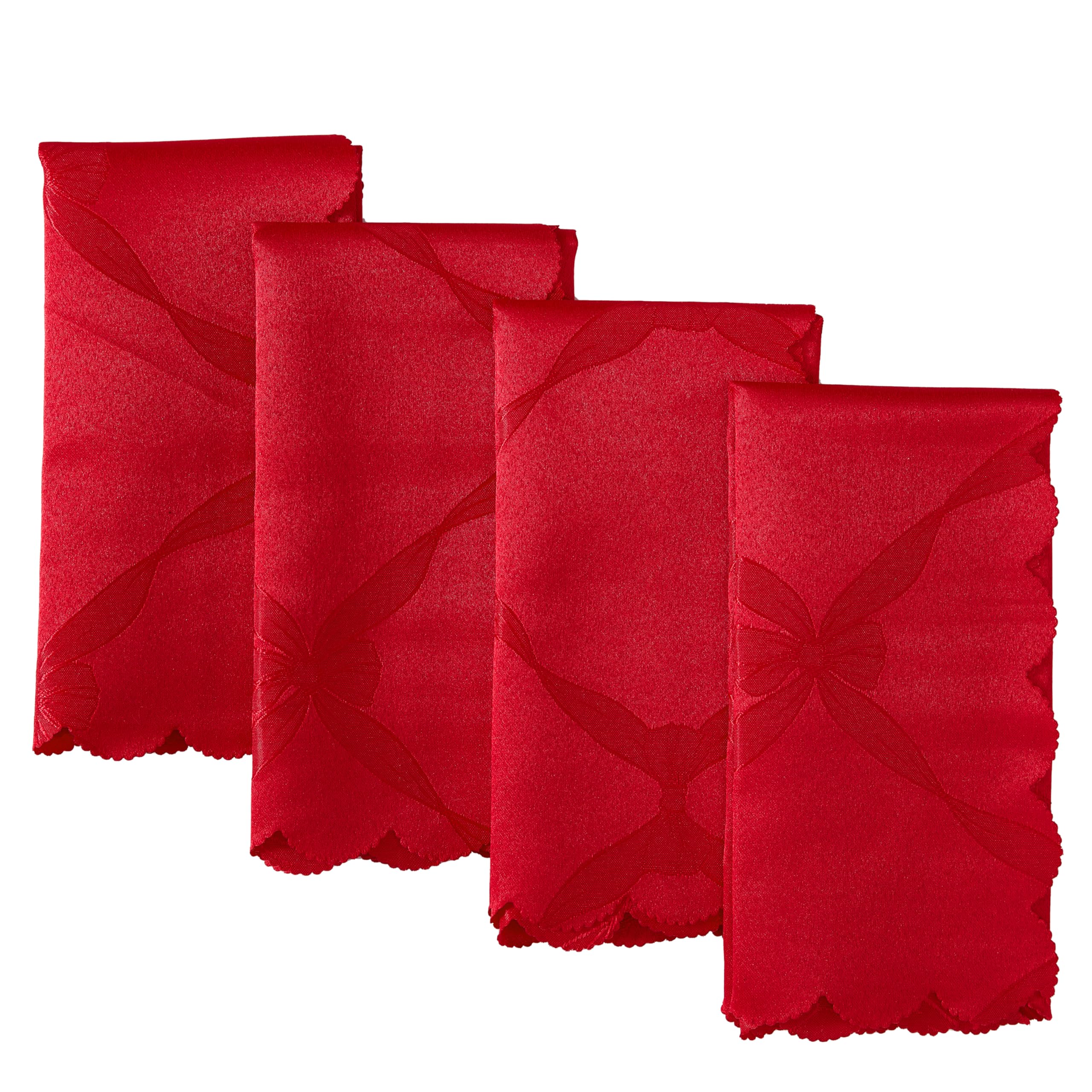 Newbridge Square Napkin, Set of 4 Napkins, Ribbons