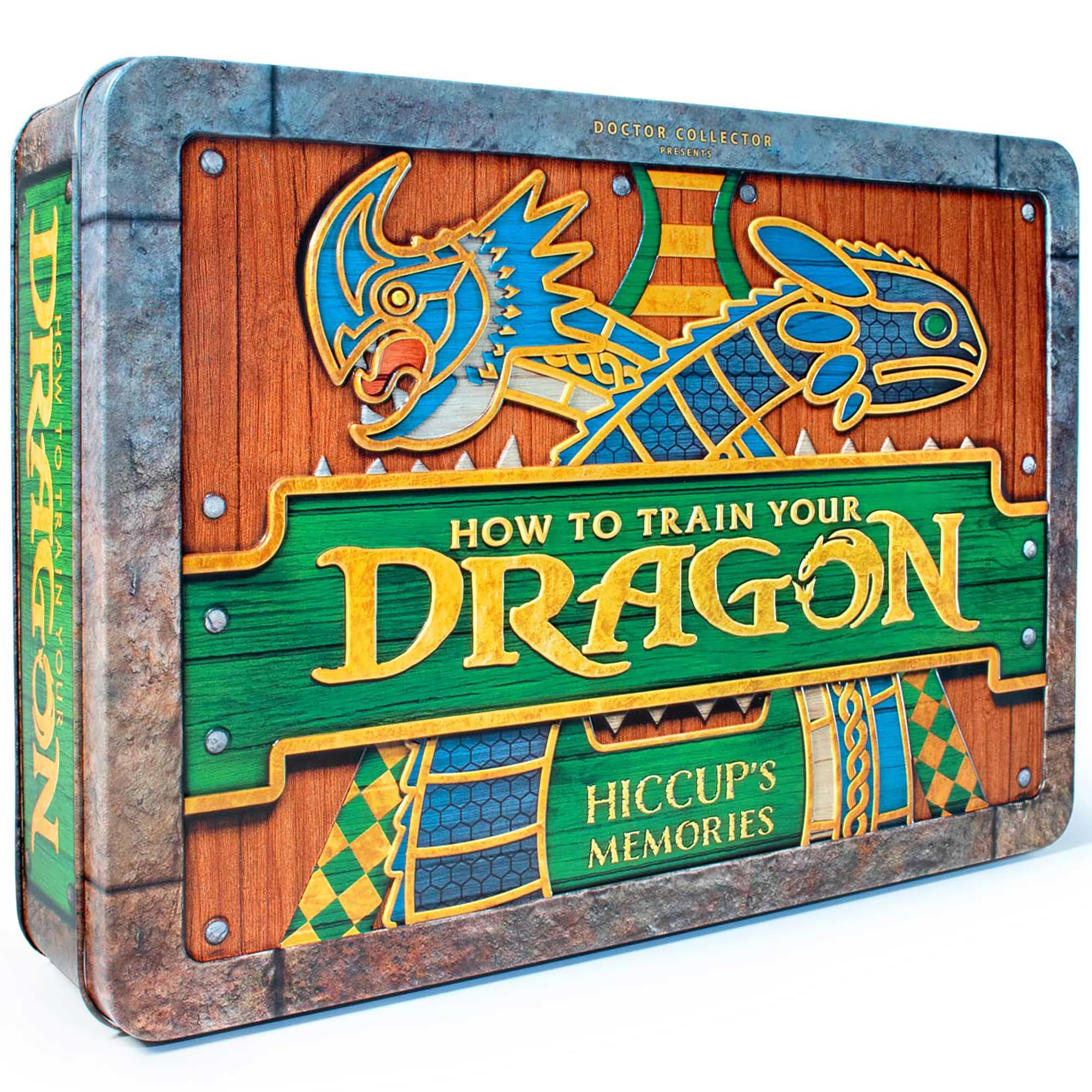 Photo 1 of Doctor Collector: How To Train Your Dragon - Hiccup´s Memories - Ultimate Collector's Tin Box, Movie Props, Photos, Maps, Coins, Authentic Memorabilia