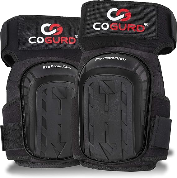 COGURD Professional Gel Knee Pads for Work Construction, Gardening