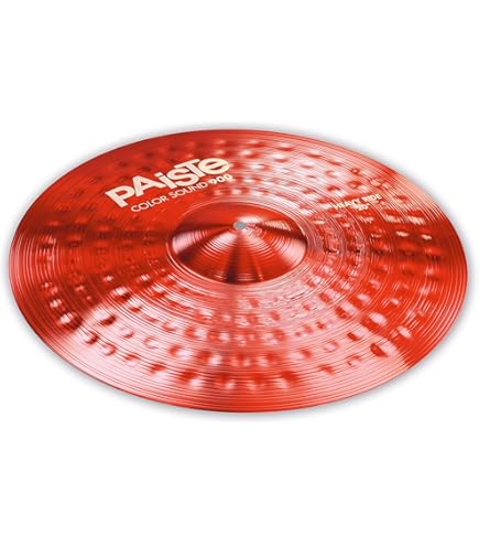 Amazon.com: PAISTE cymbal (Color Sound 900 Crash 18) red : Musical