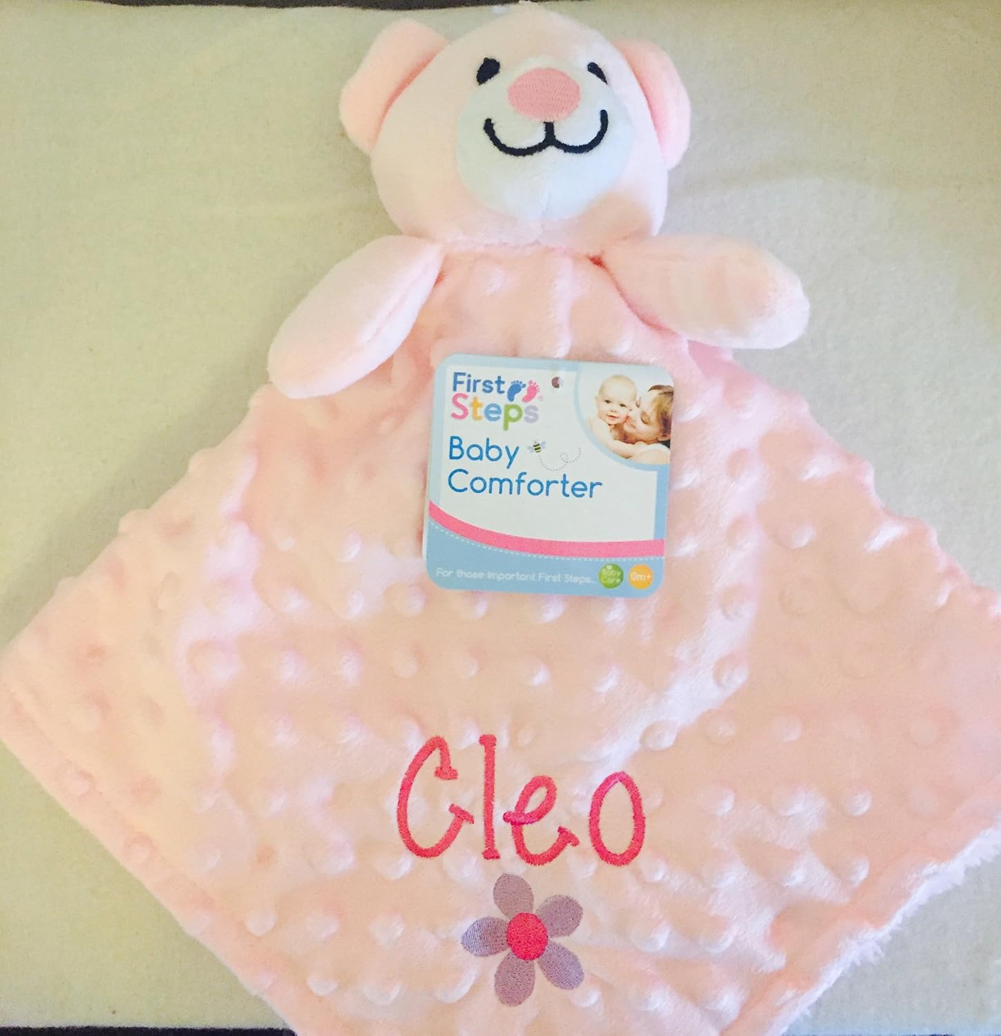 baby's first teddy bear personalised