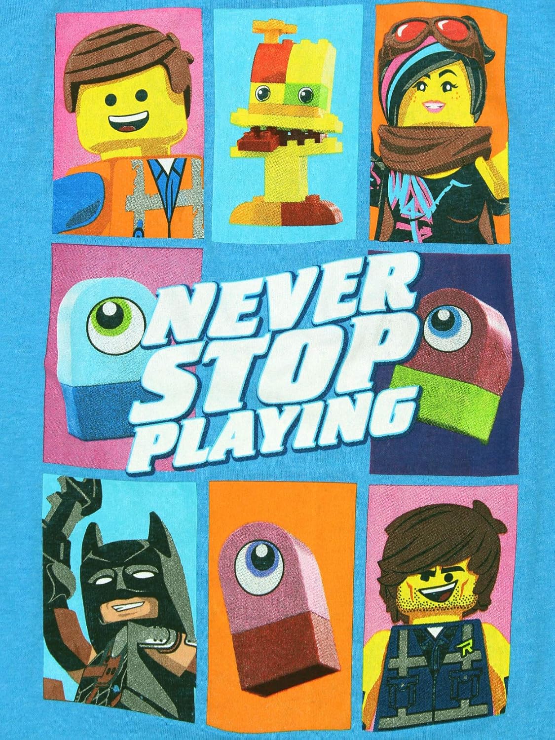 Lego Movie 2 The Second Part Boys Girls Short Sleeve Tee: Clothing