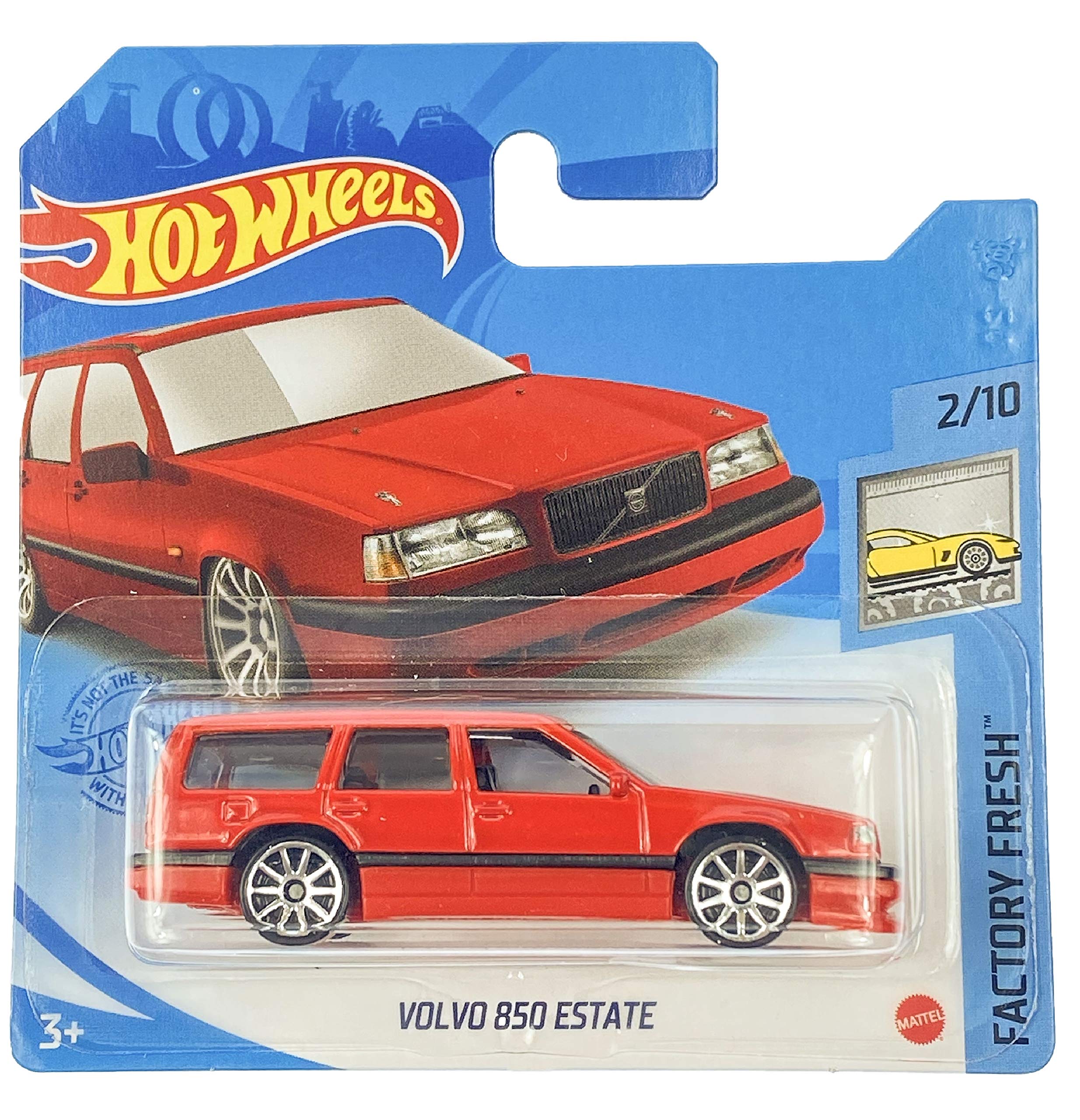 Hot-Wheels Volvo 850 Estate (Red) 2/10 Factory Fresh 2021 - 43/250 (Short Card) GRY26