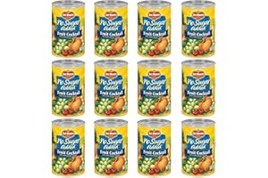 DEL MONTE No Sugar Added Fruit Cocktail, Canned Fruit, 12 Pack, 14.5 oz Can