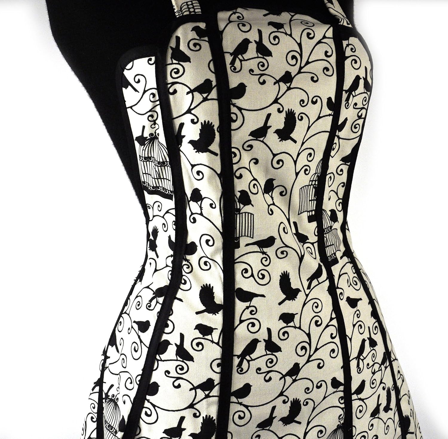 Vintage Birdcage Panelled Apron