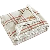 Wrangler - Throw Blanket, Soft Plush Fleece Bedding, Western Decor for Bed or Couch (Colt Bright Orange, 50 x 60)