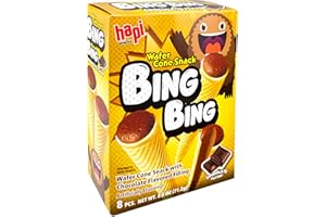 Hapi Bing Bing Ice Cream Scone Snack, Chocolate, 2.51 Ounce