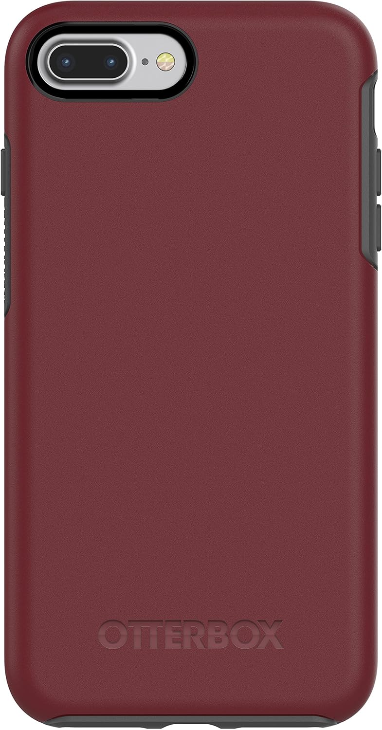 OtterBox SYMMETRY SERIES Case for iPhone 8 PLUS & iPhone 7 PLUS (ONLY) - Retail Packaging - FINE PORT (CORDOVAN/SLATE GREY)
