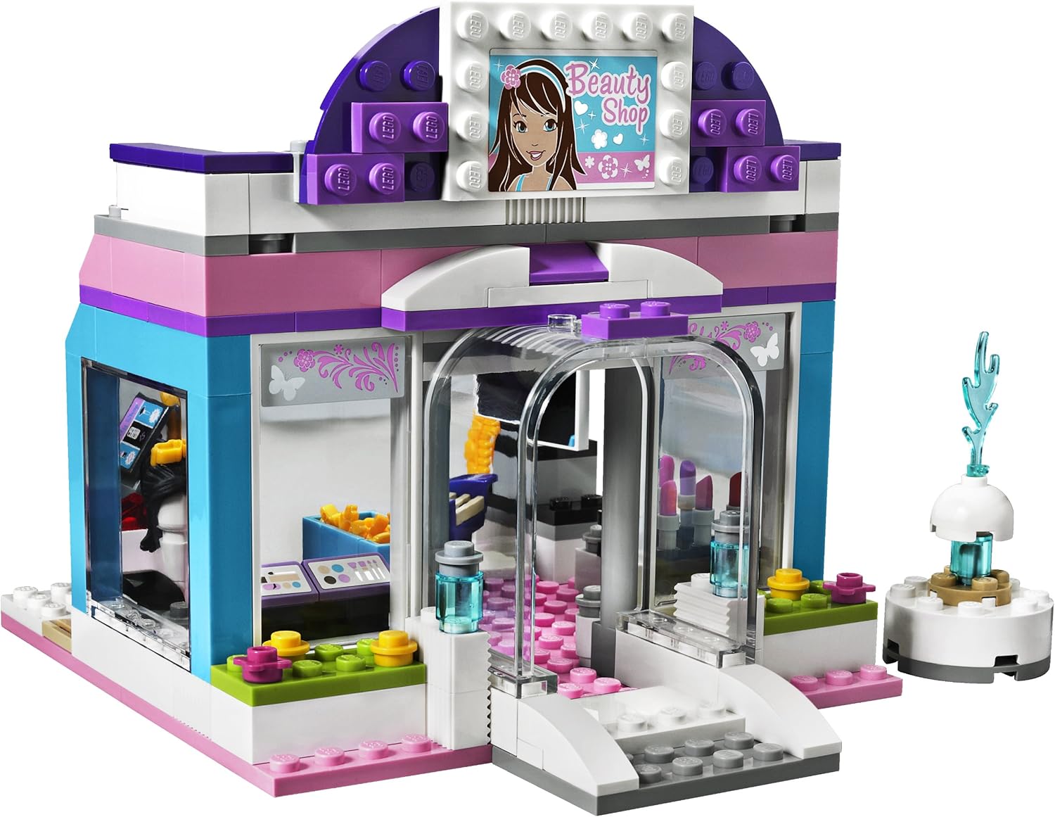beauty shop lego friends