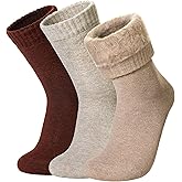 SeeyAN Winter Thermal Socks For Women & Men Warm Extra Thick Boot Insulated Heated Ski Crew Socks For Cold Weather 3 Pairs