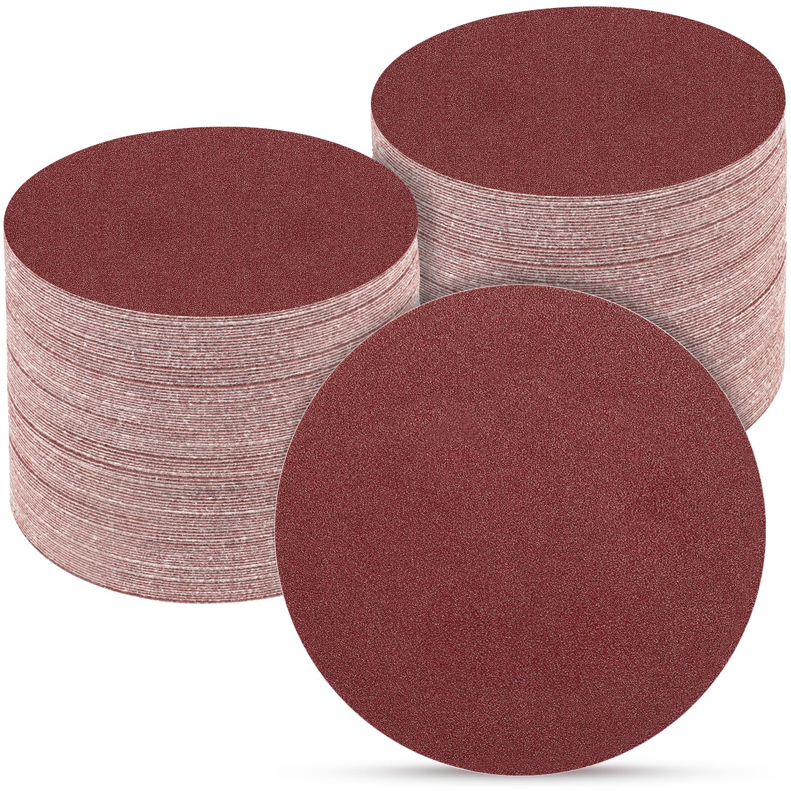 POTUINOM 5 Inch 100 PCS Sanding Disc 150 Grit,Hook