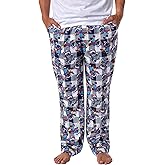 Disney Mens' Christmas Santa Lilo & Stitch Film Movie Sleep Pajama Pants