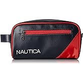 Nautica Mens Accessories Men's Top Zip Travel Kit Toiletry Bag Organizer Accessory