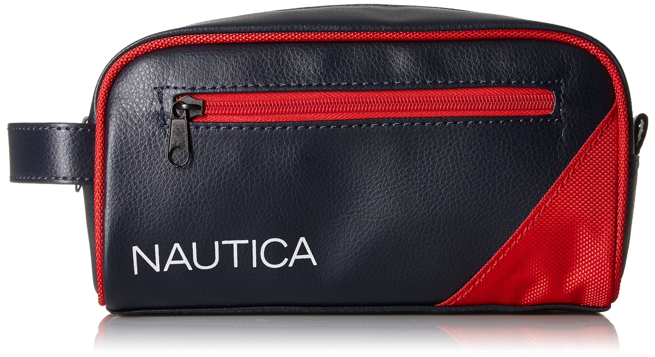 Nautica Mens Accessories Men's Top Zip Travel Kit Toiletry Bag Organizer Accessory