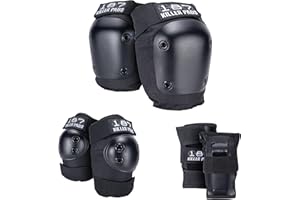 187 Killer Pads Six Pack Pad Set, Elbow Pads, Knee Pads, and Wrist Guards - Ideal for Skateboarding, Roller Skating, and Inline Skating