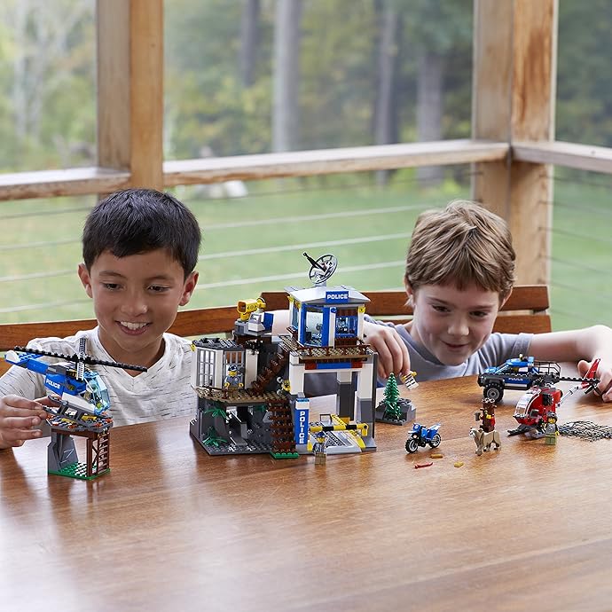 LEGO 乐高 CITY 城市系列 60174 山地特警总部 积木玩具 6.1折$54.97 海淘转运到手约￥504