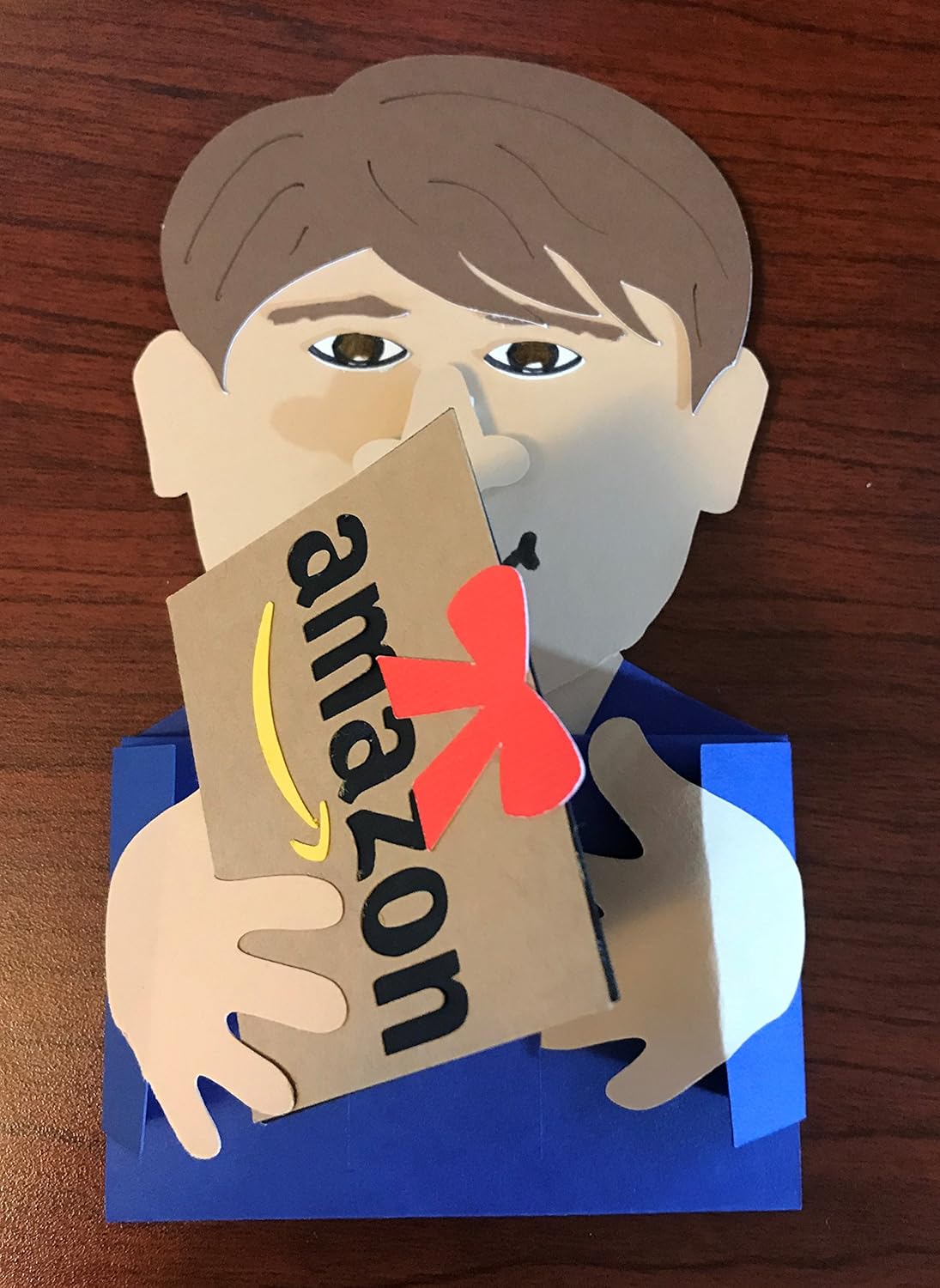 Amazon Com Amazon Guy Character Gift Card Holder Or Money Holder