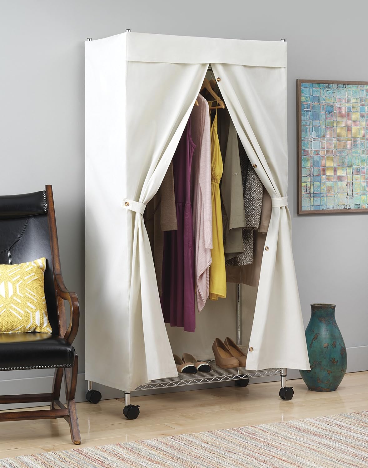 Whitmor Canvas COVER ONLY for Garment Rack: Home & Kitchen