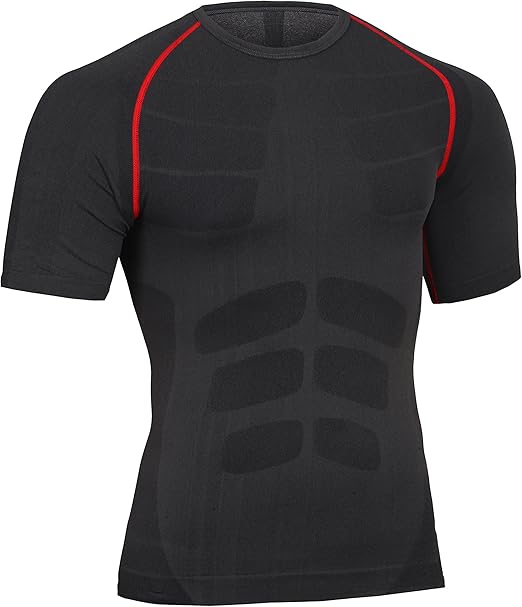 Bwiv Camisetas de Manga Corta para Hombres de Compresión Camiseta ...