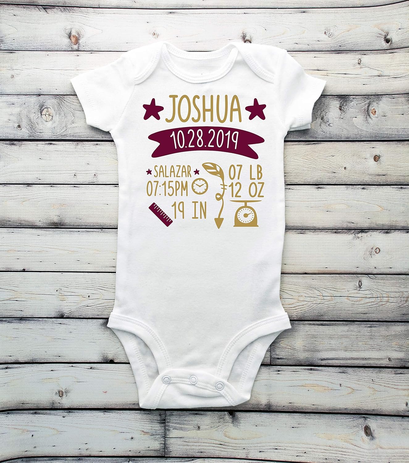 baby boy custom onesie