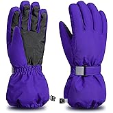 ThxToms Kids Winter Gloves, Waterproof Ski Snow Gloves for Boys and Girls, Winter Warm Gloves for Cold Weather Outdoor Play