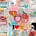 100Pcs Funny SLP Stickers, Speech Therapy Stickers for Water Bottles & Laptops, Speech Language Pathology Gifts for Women and