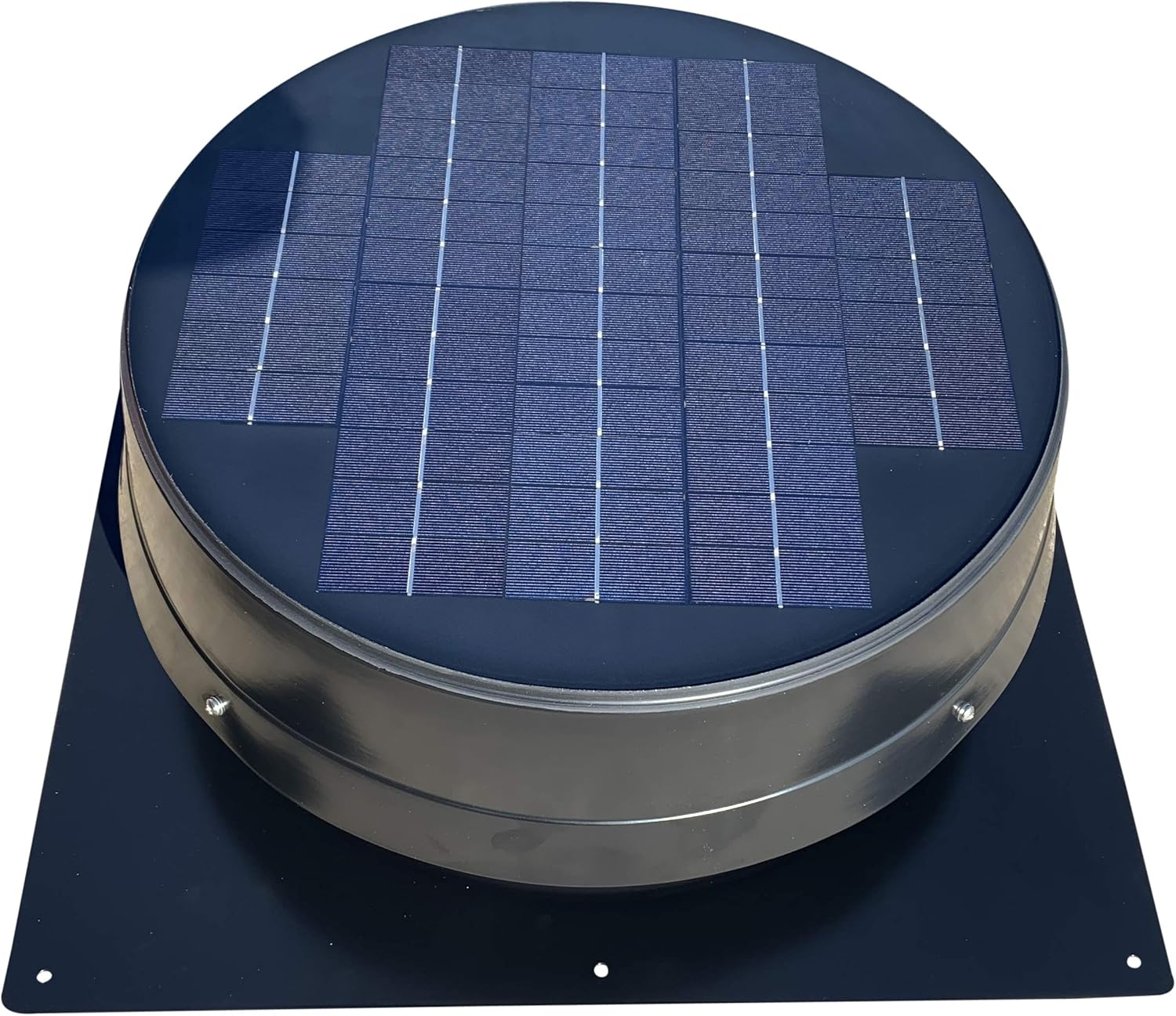 20-Watt Solar Attic Fan with Thermostat/Humidistat (23 x 23 x 8.75 in.) - Brushless Motor – Solar Vent Fan That’s Hail and Weather Resistant – “Builder Series” by Remington Solar