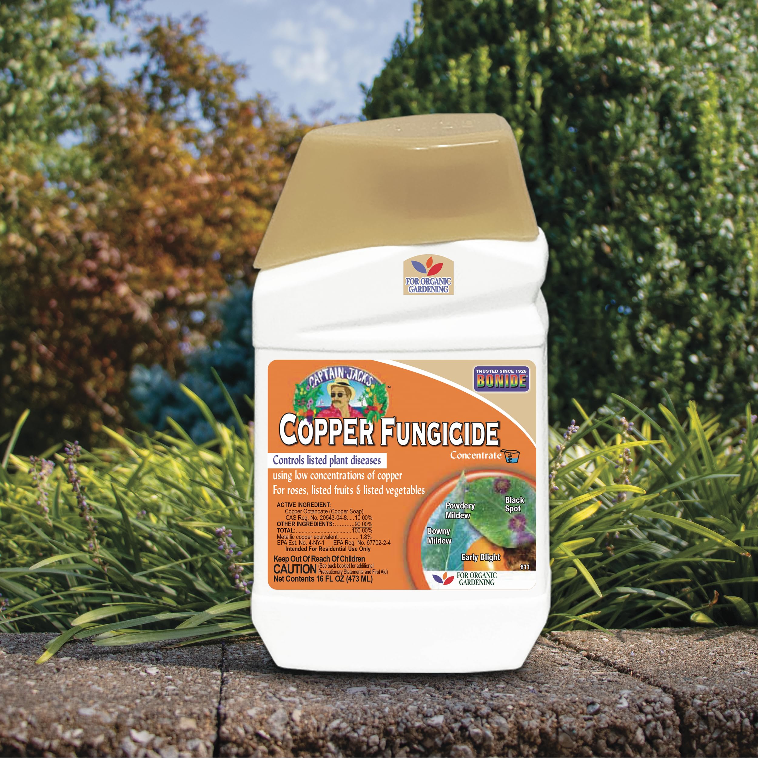 Bonide Captain Jack Copper Fungicide 16 Oz Concentrated Plant Disease
