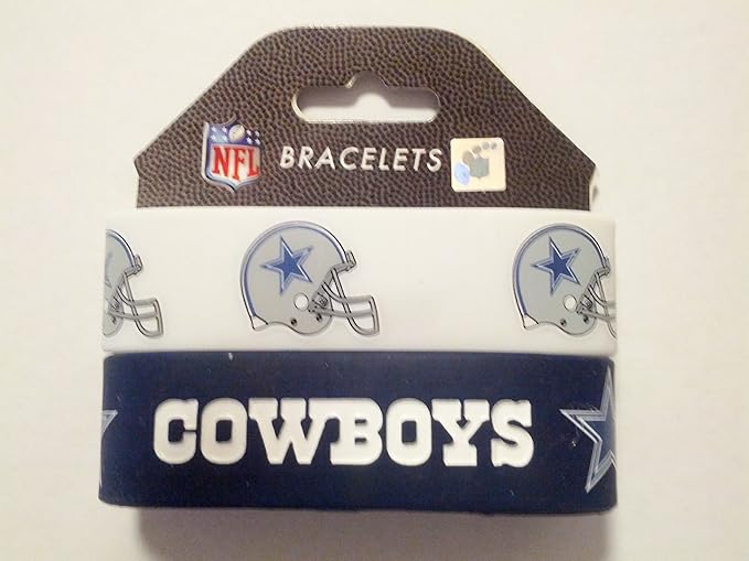 NFL Dallas Cowboys Silicone Rubber Wrist Bands Bracelets