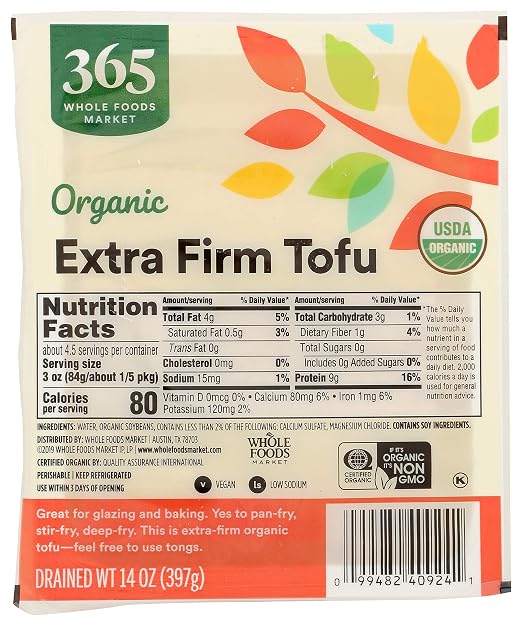 365 Tofu Extra Firm Organic, 14 Ounce