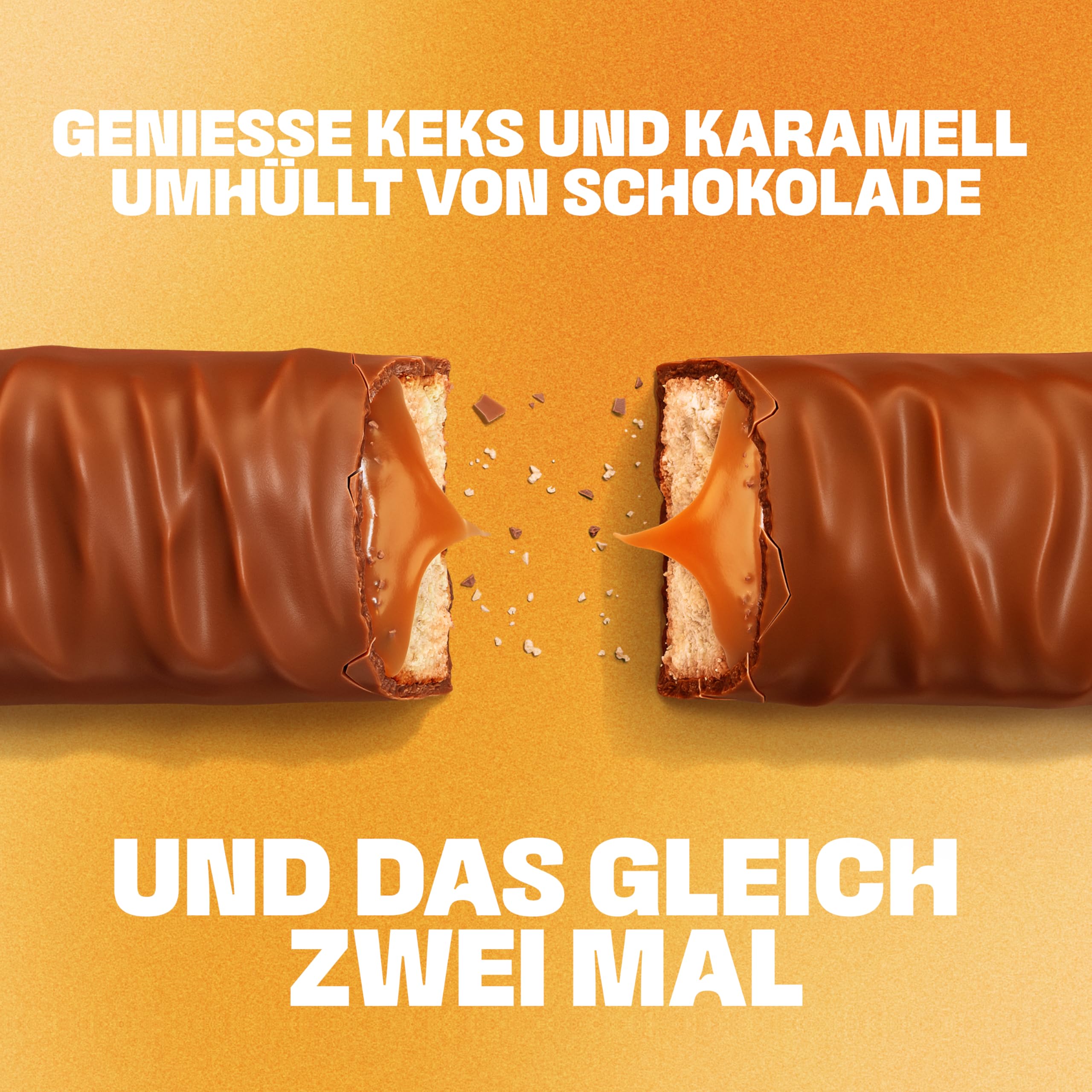 Twix Xtra Schokoladen Großpackung, Karamell & Keks Schokoriegel, 30 x 2 x 37.5g, Schokolade, Schoko Großpackung (2250g) 4