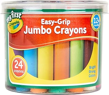 My First Crayola 24 Jumbo Buntstifte Easy Grip Jumbo Malkreide Mehrfarbig Amazon De Burobedarf Schreibwaren
