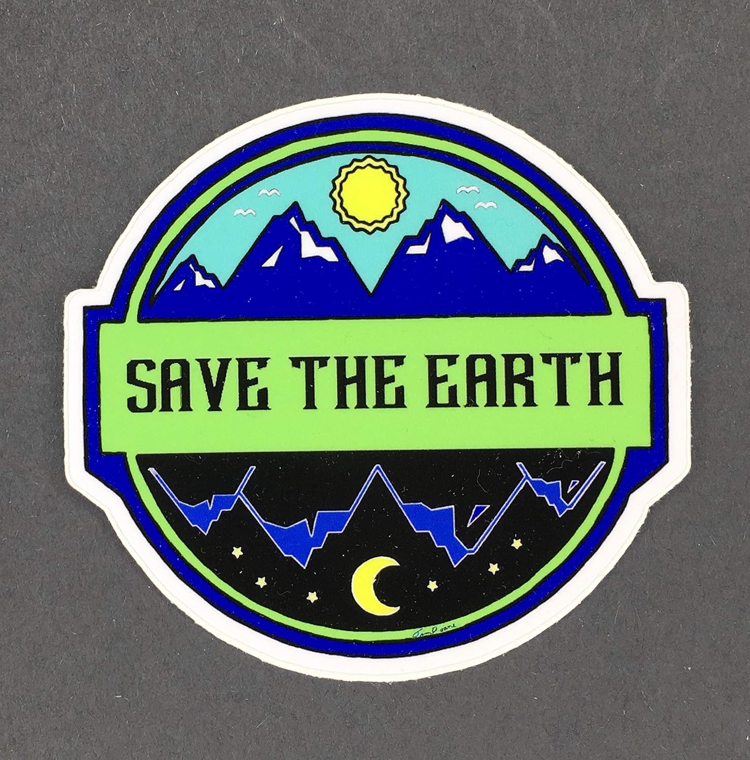 Amazon.com: Save The Earth Sticker, Earth Stickers, Earth Day: Handmade