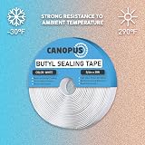 CANOPUS Heavy Duty White Butyl Tape 3mm x 19mm x 9.1m Waterproof view 6