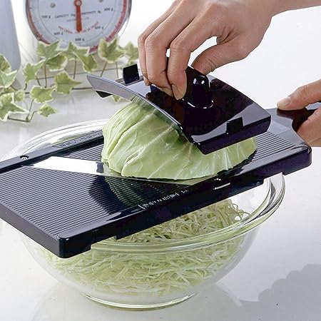 Amazon Co Jp 下村企販 スライサー 千切り キャベツ 日本製 1mm スライス ワイド 極薄 とんかつ屋さん 燕三条 ホーム キッチン