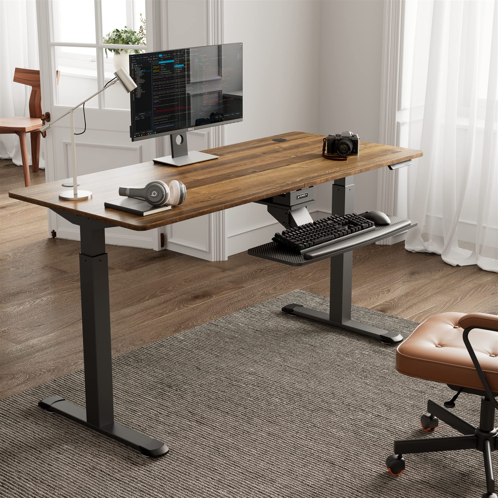 EUREKA ERGONOMIC Height Adjustable Mouse & Keyboard Tray Under Desk