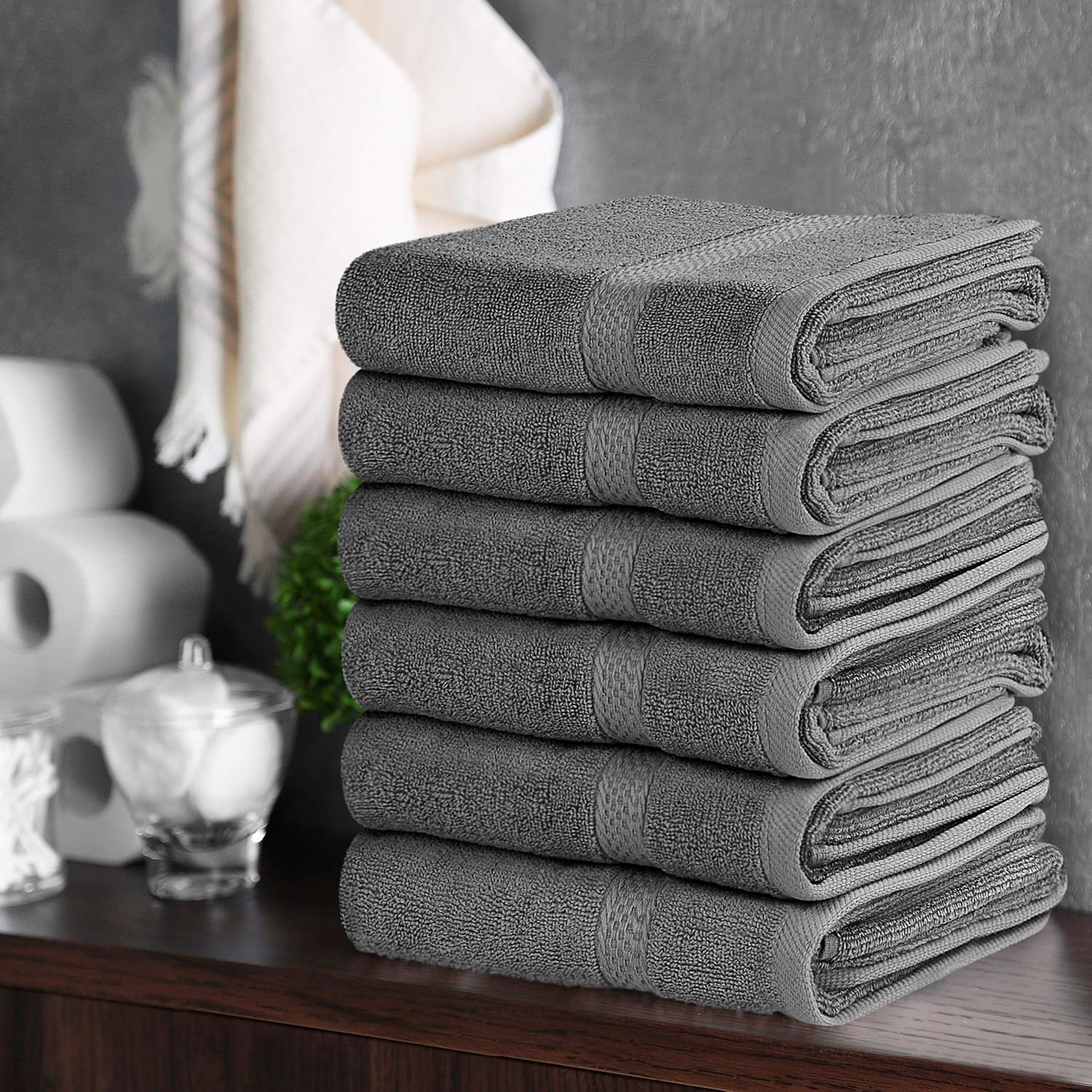 Utopia Towels Premium Hand Towels, 100% Combed Ring-Spun Cotton, Ultra Soft and Highly Absorbent - Image 5