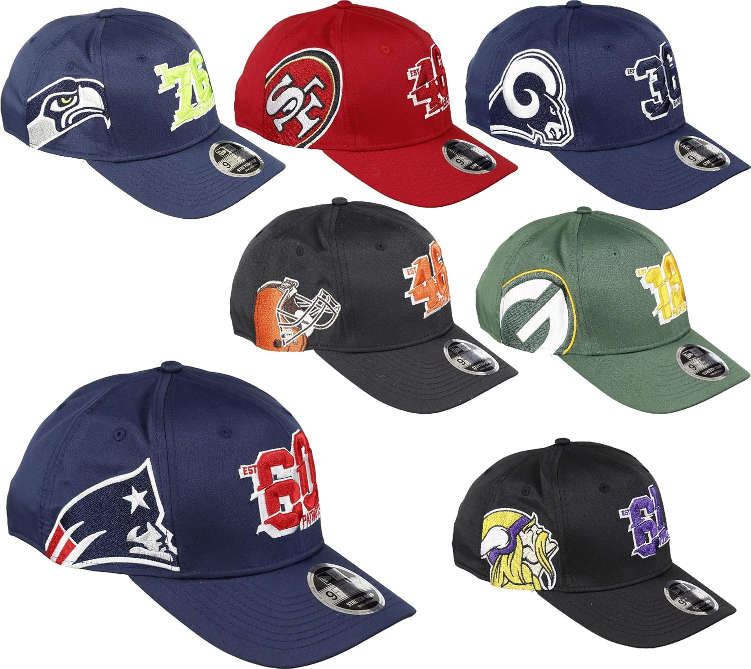 New Era NFL Cap 9fifty verstellbar Snapback Sideline American Football