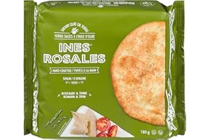 INES ROSALES Rosemary and Thyme Tortas, 180 GR