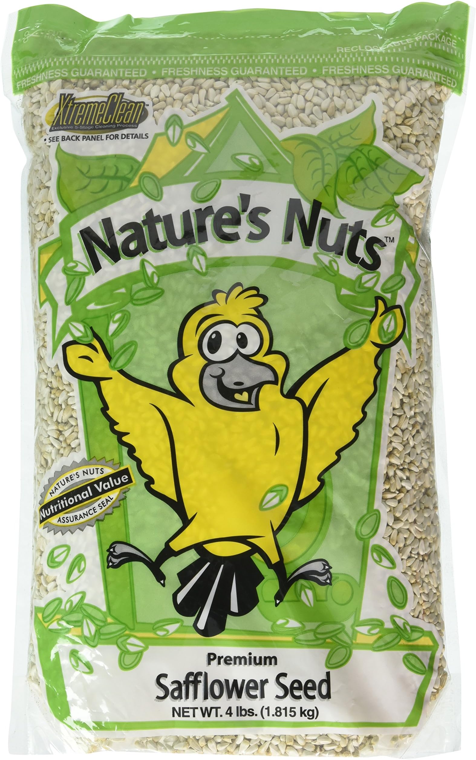 Chuckanut Products 00028 4-Pound Premium Safflower Seed