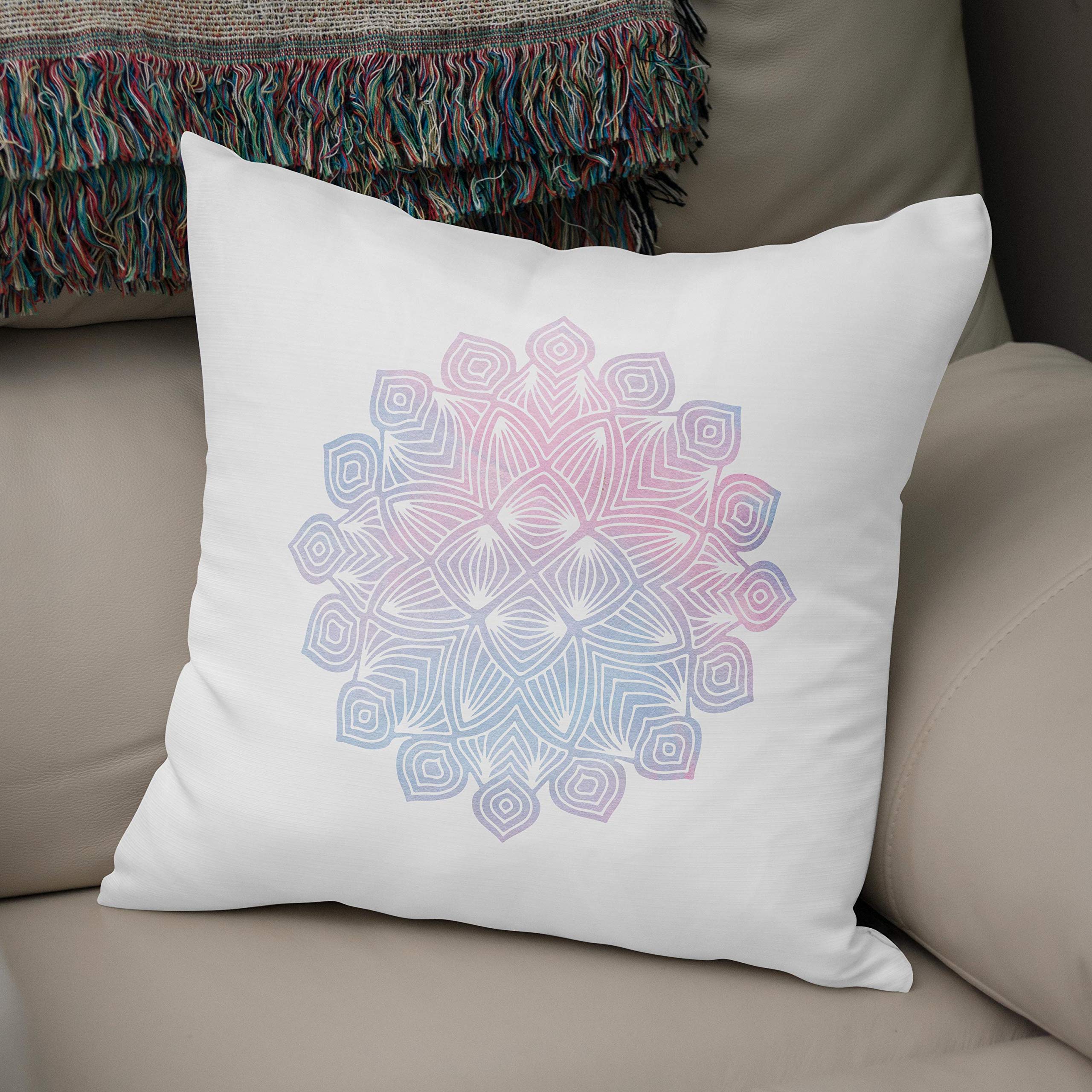 Bonamaison, Decorative Cushion Cover - 50% Cotton 50% Polyester - 43x43cm - Designed and Manufactured in Turkey