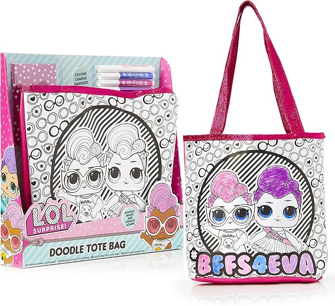 L.O.L Surprise ! LOL Dolls Craft Set With Canvas Tote Bags To Decorate