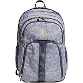 adidas Prime 6 School Backpack | Padded Laptop Sleeve, Multiple Organizer Pockets, Water-Bottle Pockets, Durable Build, School Gym &amp; Travel Ready