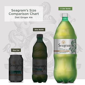 Seagram's ginger ale diet caffeine free (072979003818)