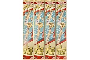 4 Guillow's #52 Sky Streak Balsa Wood Model Airplane Twin Packs (8 Planes Total)