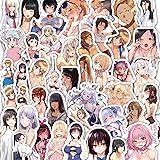 50Pcs Anime Girl Stickers for Water Bottles,Sexy