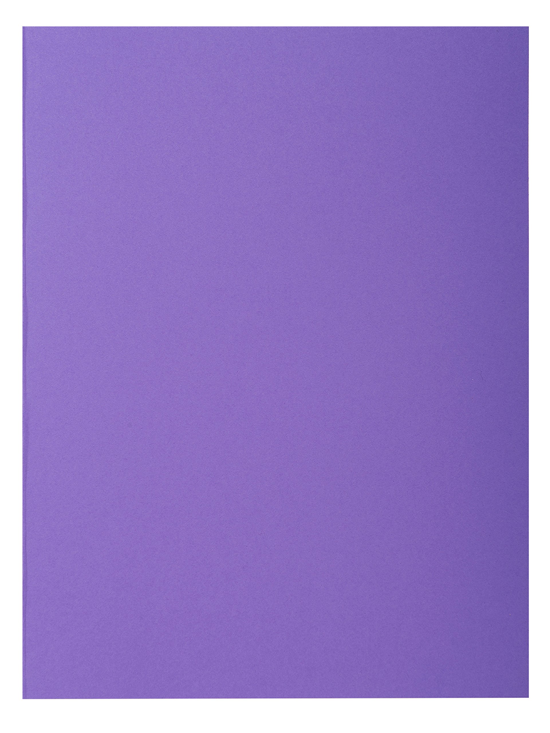 Exacompta - Ref 216008E - Rocks Collection - 2-Flap Folders - 240 x 320mm in Size, Suitable for A4 Documents, 210gsm Material, 2 Fold-Over Flaps - Purple (Pack of 50) — image 1