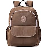 Vendra Moka Compact Hiking Nylon Waterproof Laptop Backpack Purse for Women and Men, Small Lightweight Travel Casual Outdoor Dayback