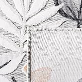 SAFAVIEH Washable Rug Outdoor Cabana Collection - 4' Square, Grey & Ivory, Non-Shedding & Easy to Clean, Ideal for Patio, Bac