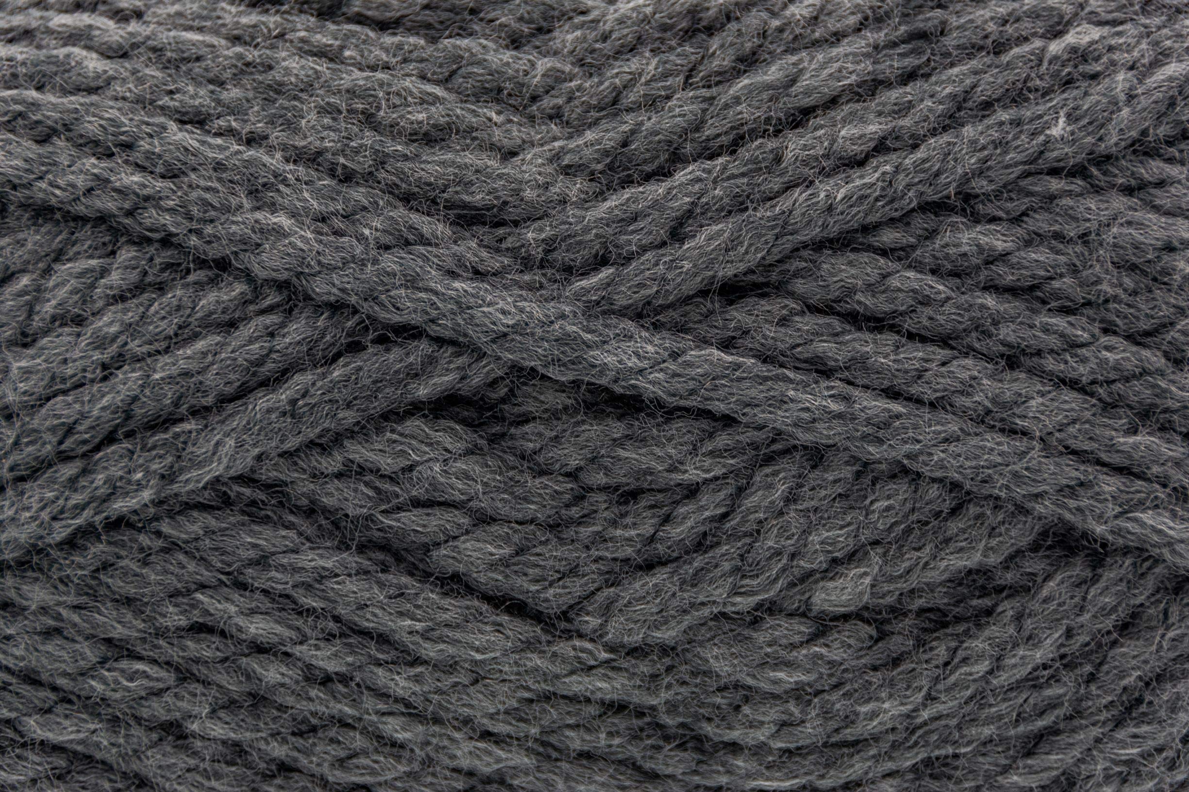 King Cole Big Value BIG Yarn Mega Chunky Acrylic Knitting Wool 250g Ball (Charcoal - 4432) — image 1